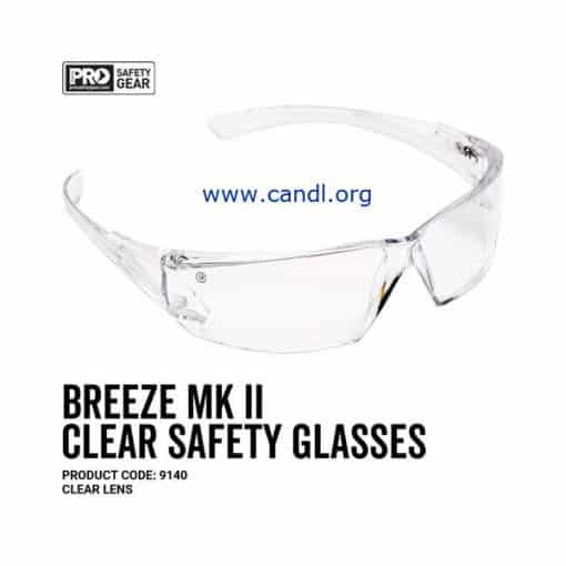 Breeze Markii Safety Glasses Clear Lens - ProChoice® - 9140