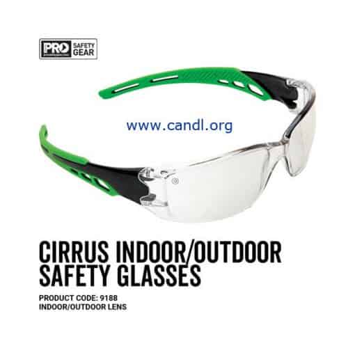 Cirrus Green Arms Safety Glasses - ProChoice® - 9188