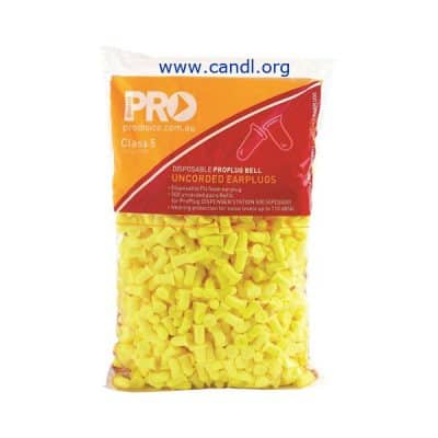 Probell Disposable Uncorded Earplugs Refill Bag - ProChoice - EPYU500R