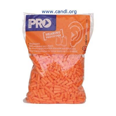 Probullet Disposable Uncorded Earplugs Refill Bag - ProChoice® - EPDS500R