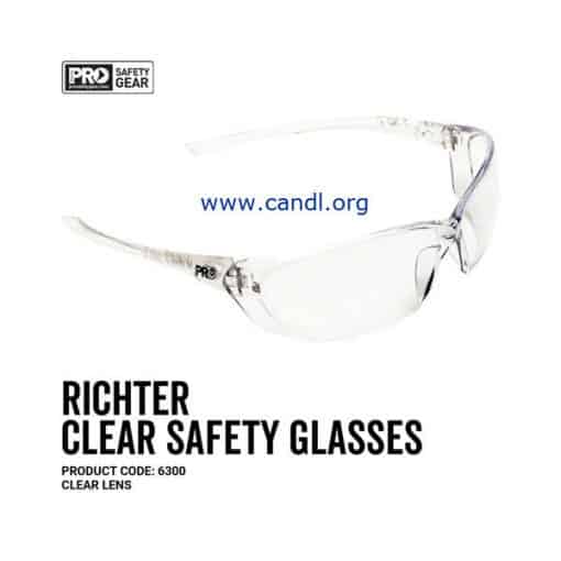 Richter Safety Glasses Clear Lens - ProChoice® - 6300