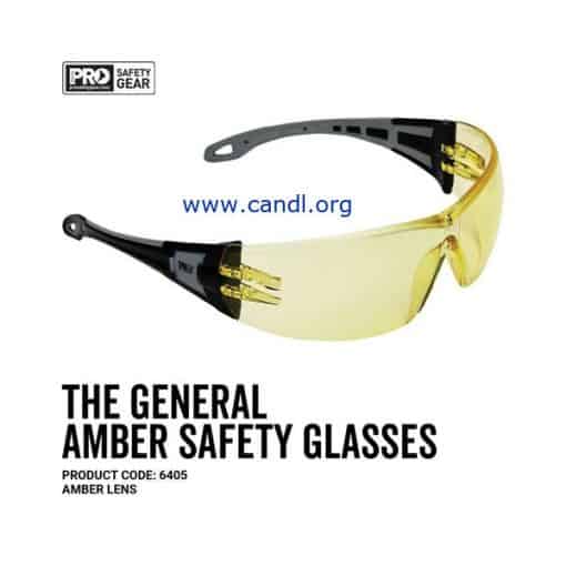 The General Safety Glasses Amber Lens - ProChoice® - 6405