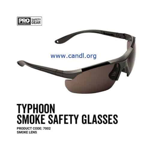 Typhoon Safety Glasses Smoke Lens - ProChoice® - 7002
