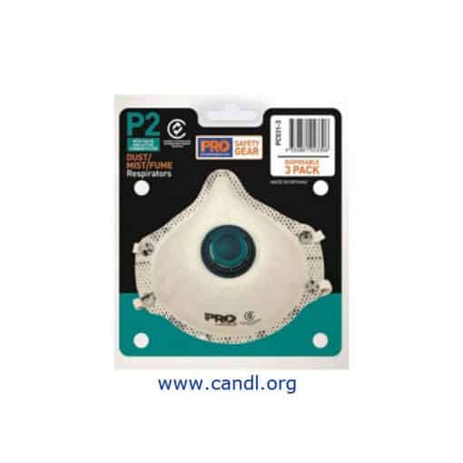 PC531 - Dust Masks P2+Valve+Carbon - ProChoice