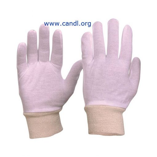 Interlock Poly/Cotton Lined Knit Wrist Gloves
