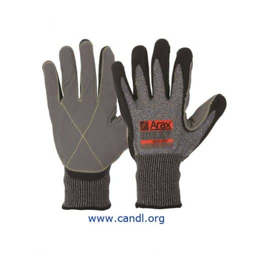 Arax® Ultra-Thin Foam Nitrile And Synthetic Leather Palm Gloves