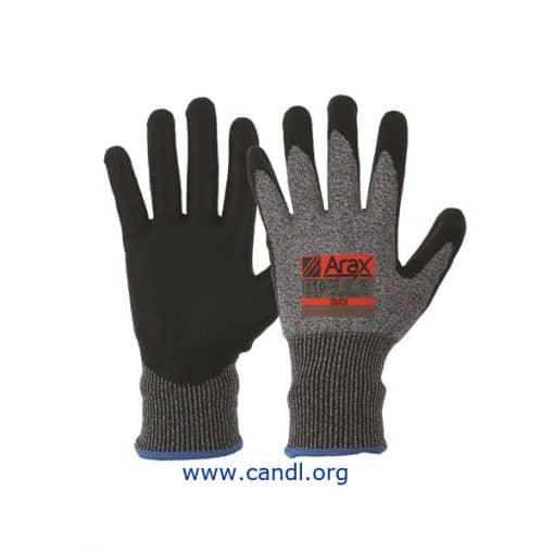 Arax® Waterbased PU Dip On 13G Liner Gloves