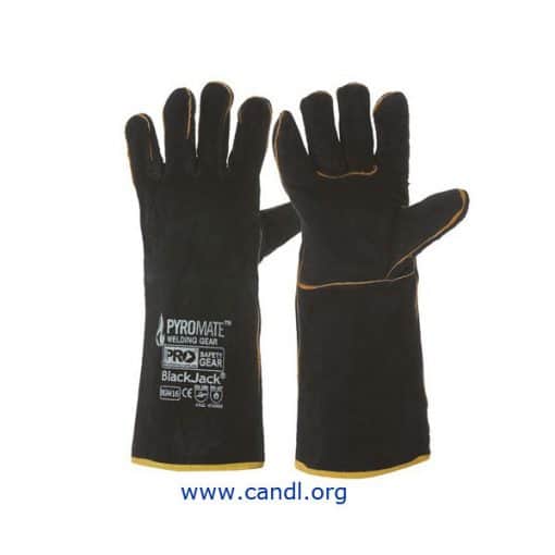 Pyromate® Black Jack® - Black & Gold Gloves
