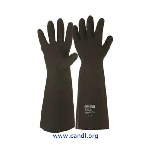Black Knight® 46cm Rubber Gloves