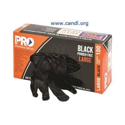 Disposable Nitrile Powder Free Gloves, Heavy Duty
