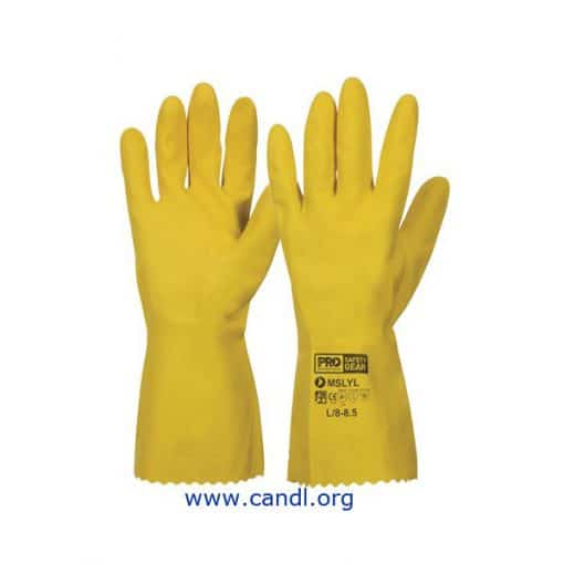 Silverlined Rubber Gloves - ProChoice® Safety Gear