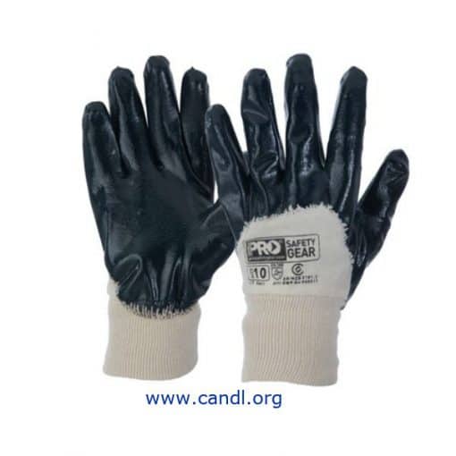NBRHB -Super-Guard Blue 3/4 Dipped Gloves