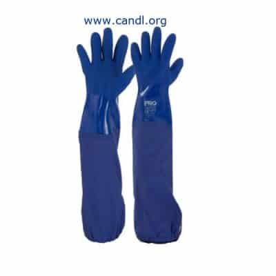 60cm Blue PVC Gloves - ProChoice® Safety Gear